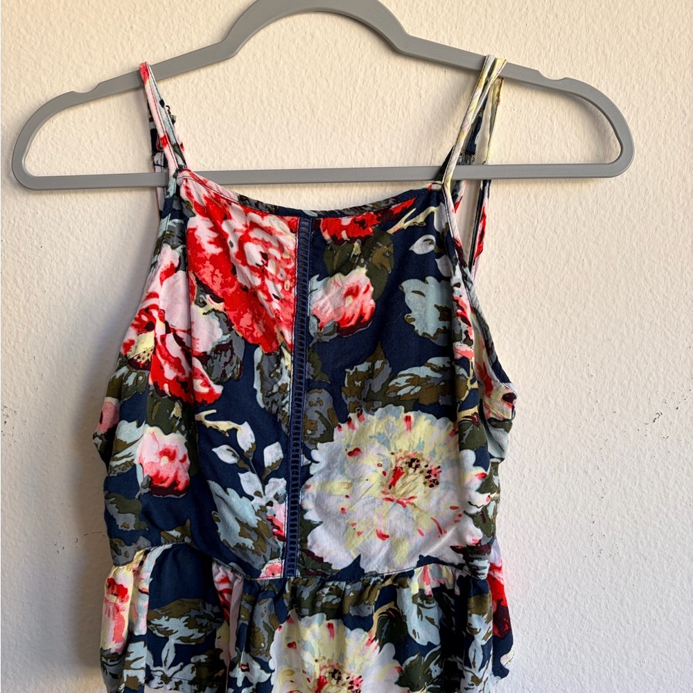 MINKPINK Floral Camisole in Red and Blue